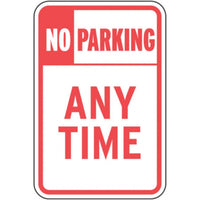 No Parking Anytime No Arrow