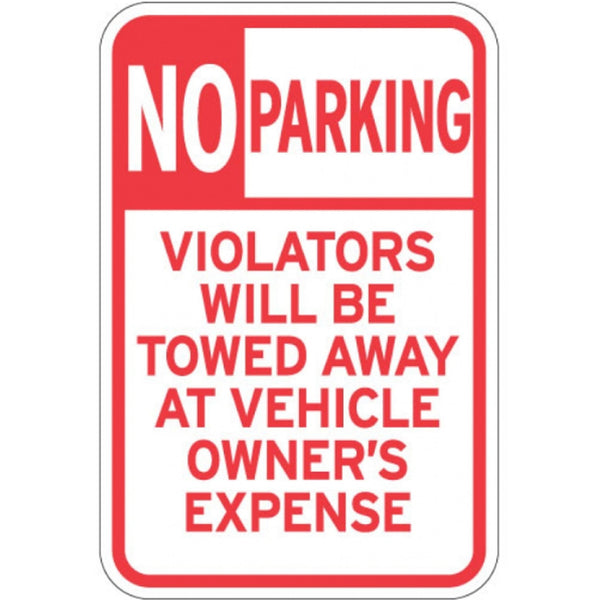 No Parking Violators Towed Away