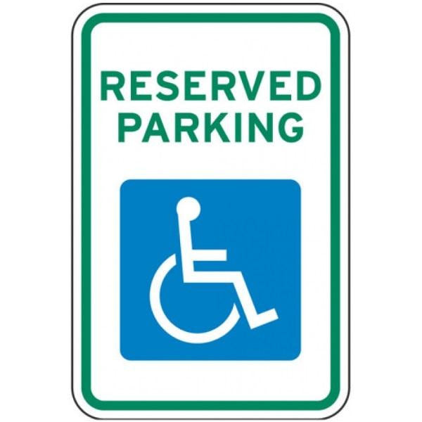 ADA Handicap Parking Only Sign