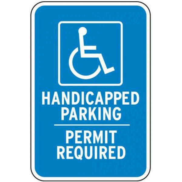 ADA Handicap Parking Permit Required