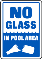 No Glass In Pool Area