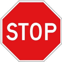 Stop Traffic Sign Reflective