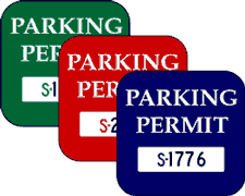 Parking Permit 2" x 2"